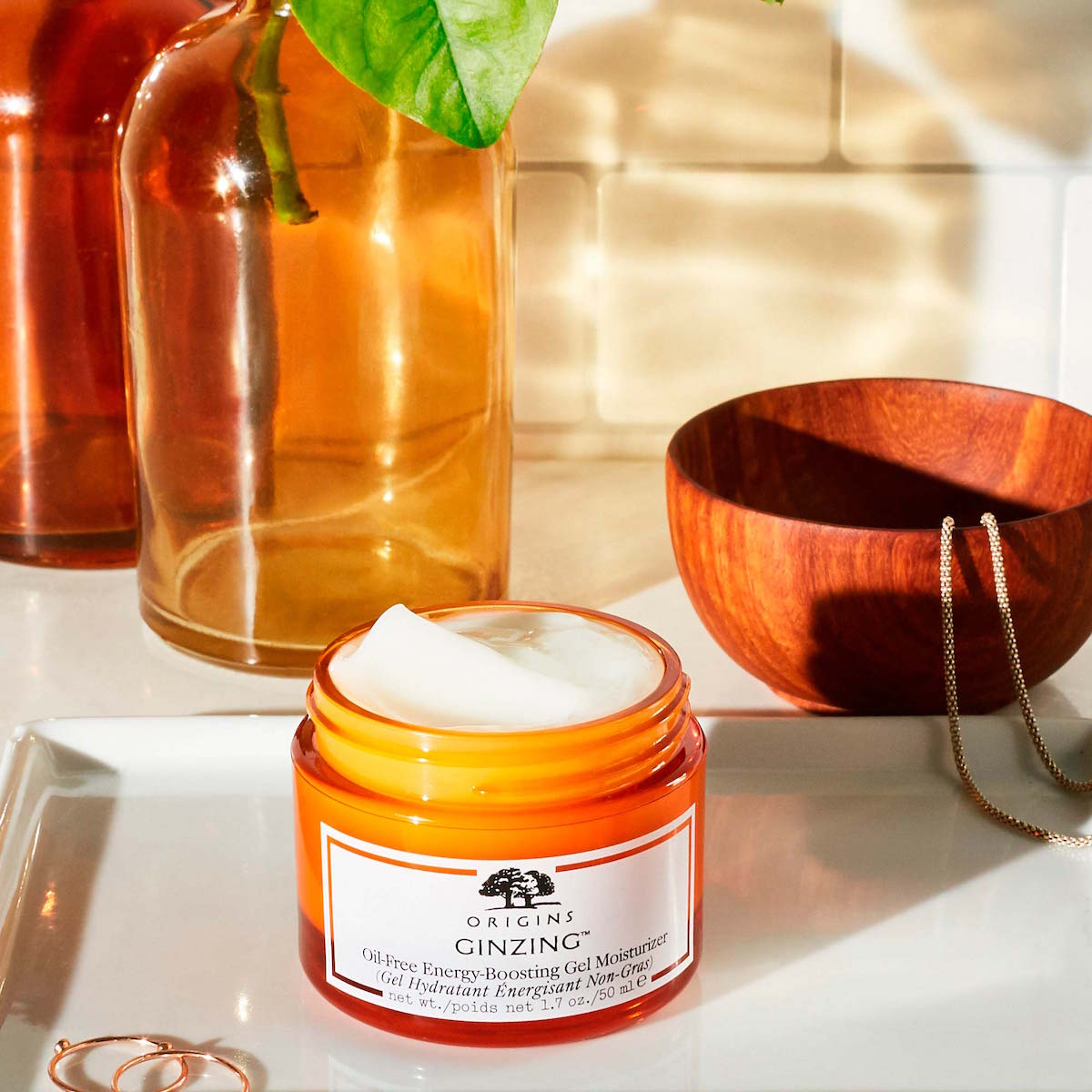 GINZING ENERGYBOOSTING GEL MOISTURIZER WITH GINSENG & COFFEE- 50 ML (GEL HIDRATANTE)